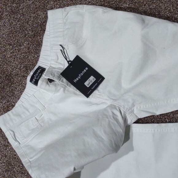 NWT HeyfaneeHeyfanee Mens Slim Fit Jeans Skinny Stretch Denim Pants 34W - Picture 5 of 10